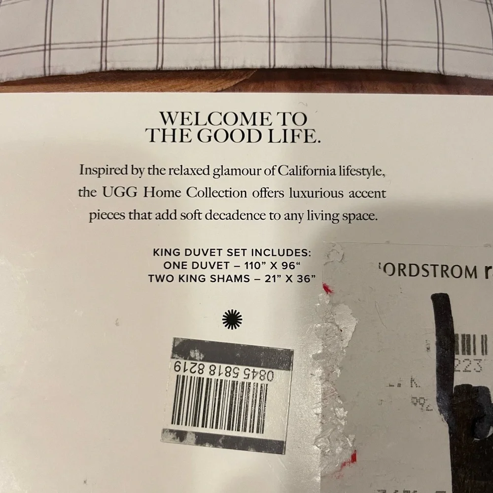UGG Callie King Duvet set NEW-Offers of half off or more ignored or declined!!!
